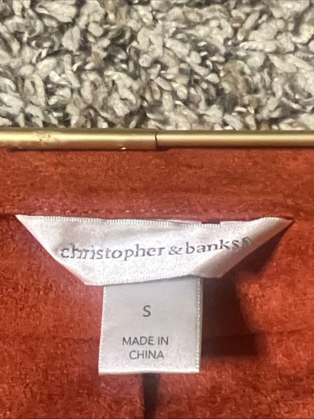NEW Christopher & Banks Faux Suede Button Front A-Line Midi Skirt Boho Western - Picture 2 of 4